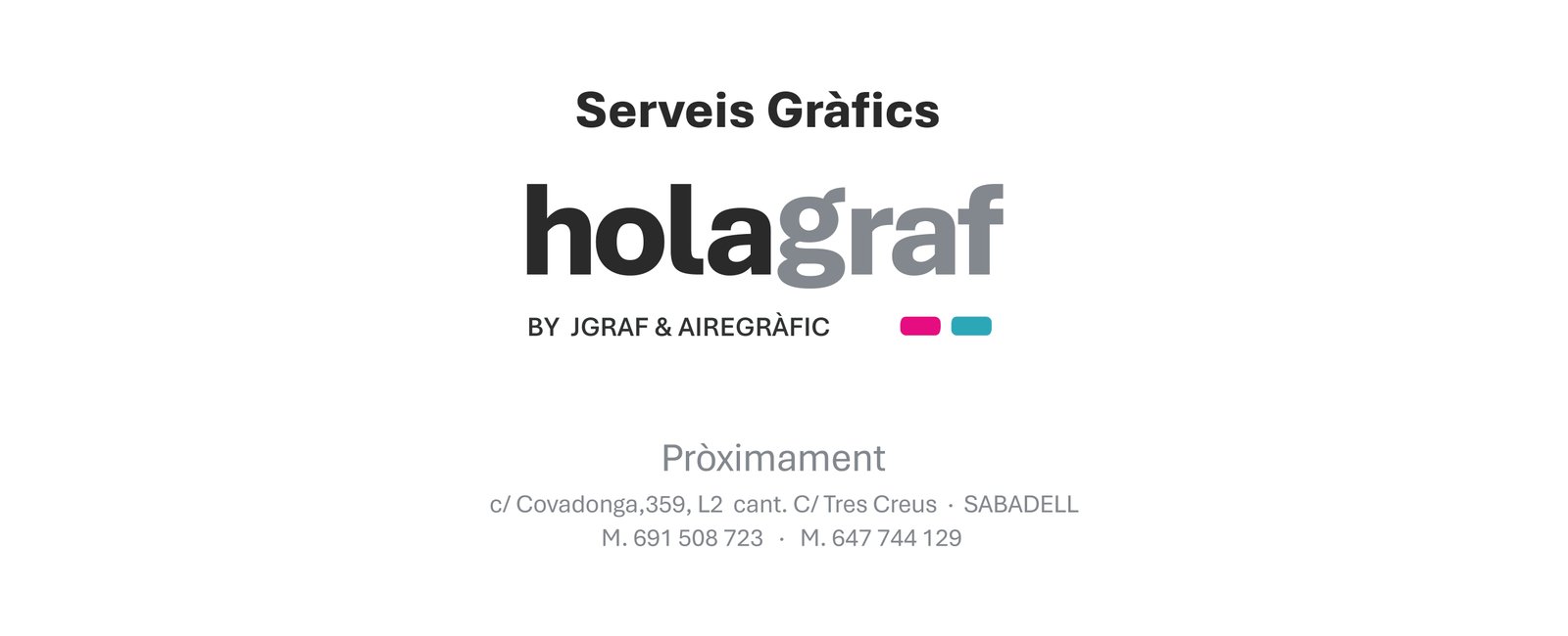 HolaGraf - En construcció
